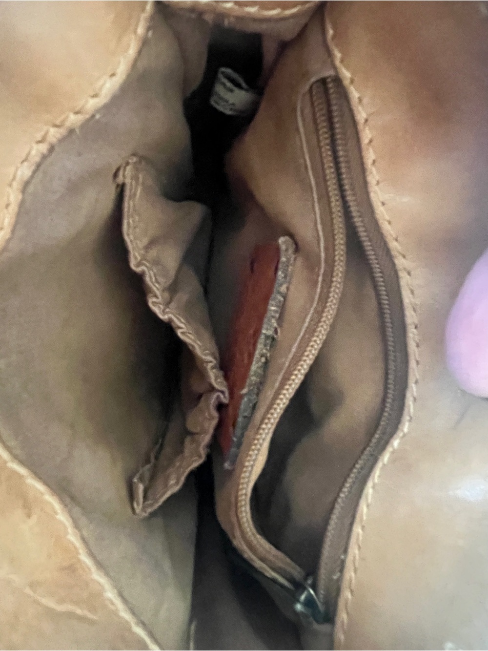 Patricia Nash Tan Leather Crossbody Bag - Picture 10 of 10